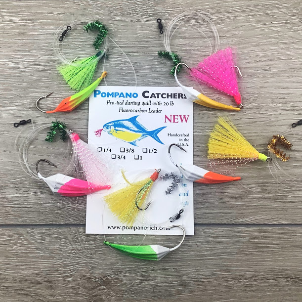Pompano Catchers Jigs and Quills – Pompano Rich